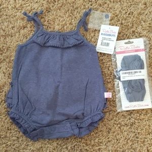 Baby girls onesie with bow